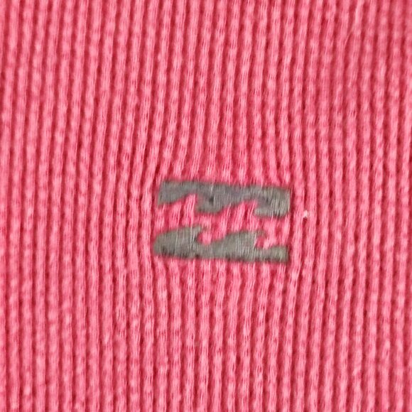 Billabong knit hoodie pull over men's size L maroon & black long sleeve - Picture 8 of 11